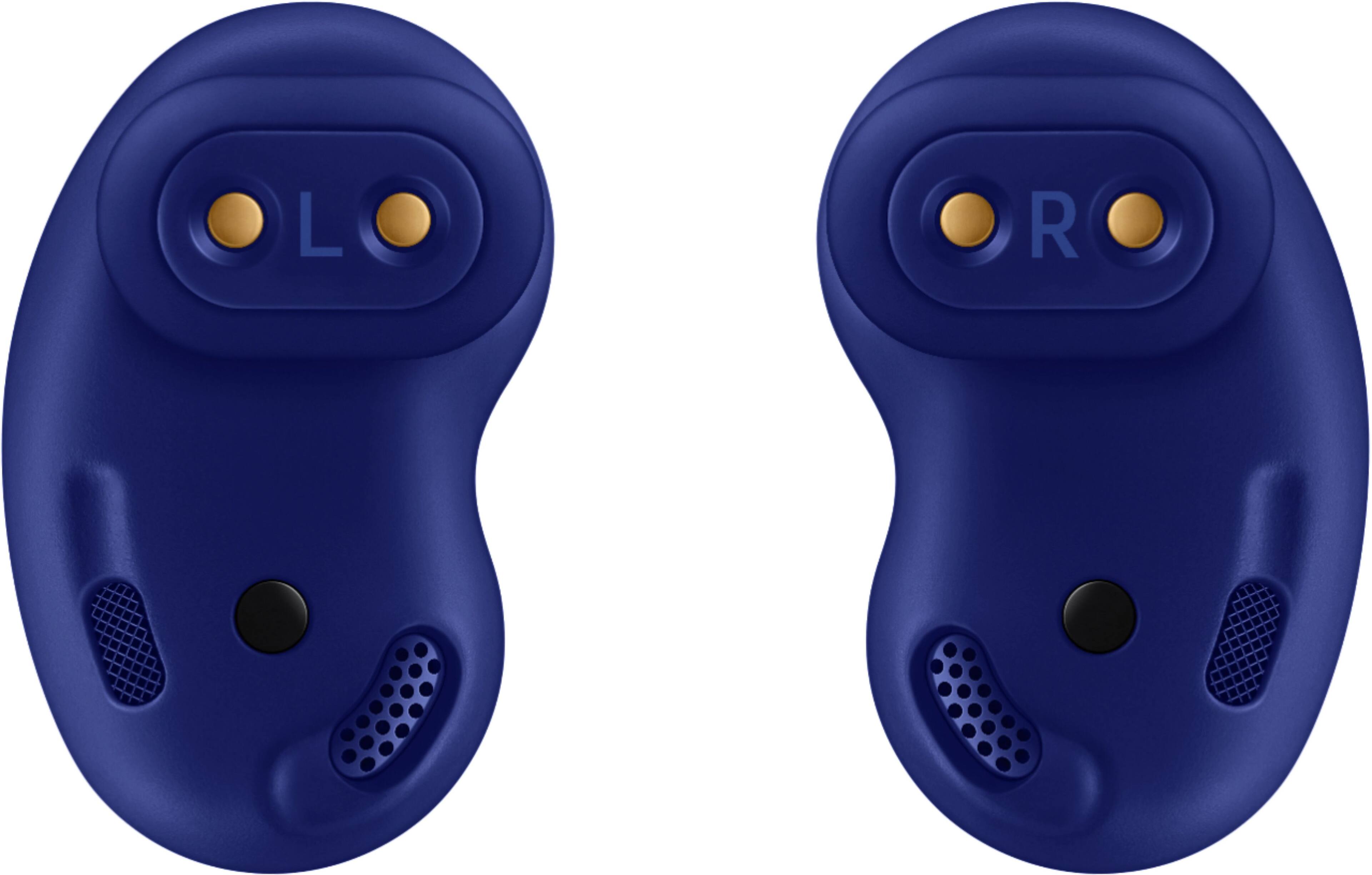 Alt View 12. Samsung - Geek Squad Certified Refurbished Galaxy Buds Live True Wireless Earbud Headphones - Blue.