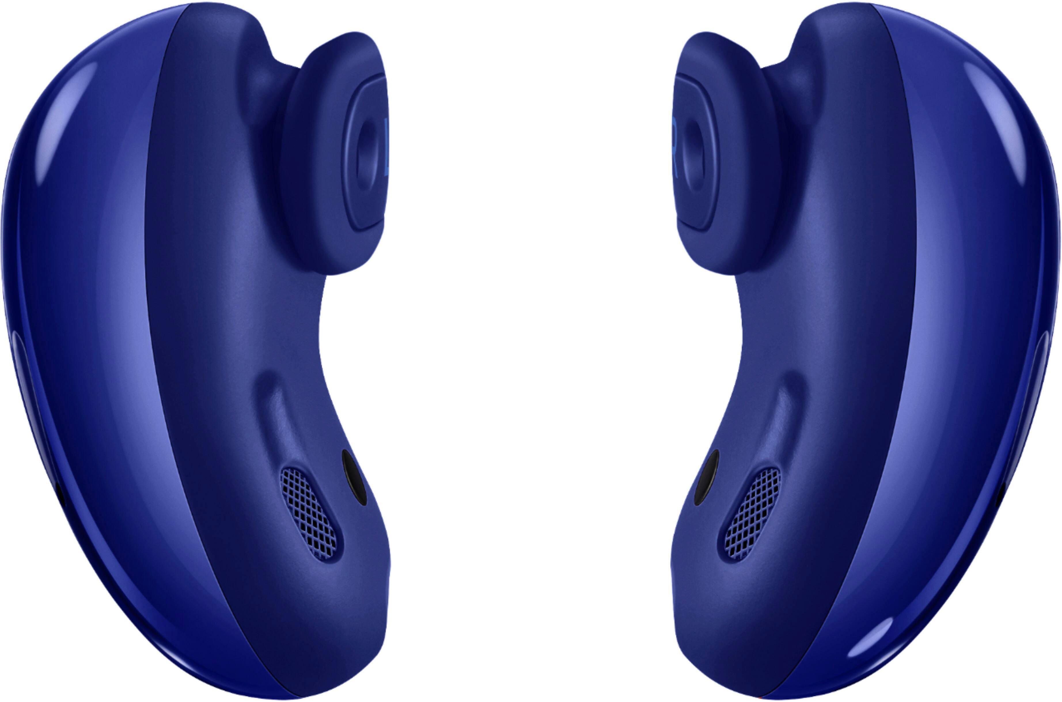 Alt View 13. Samsung - Geek Squad Certified Refurbished Galaxy Buds Live True Wireless Earbud Headphones - Blue.