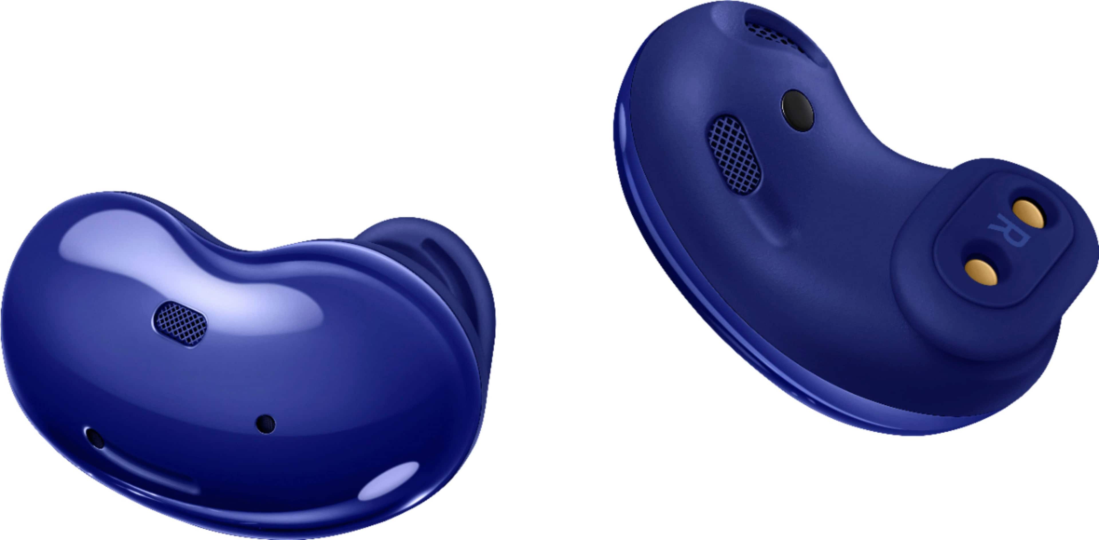 Alt View 14. Samsung - Geek Squad Certified Refurbished Galaxy Buds Live True Wireless Earbud Headphones - Blue.