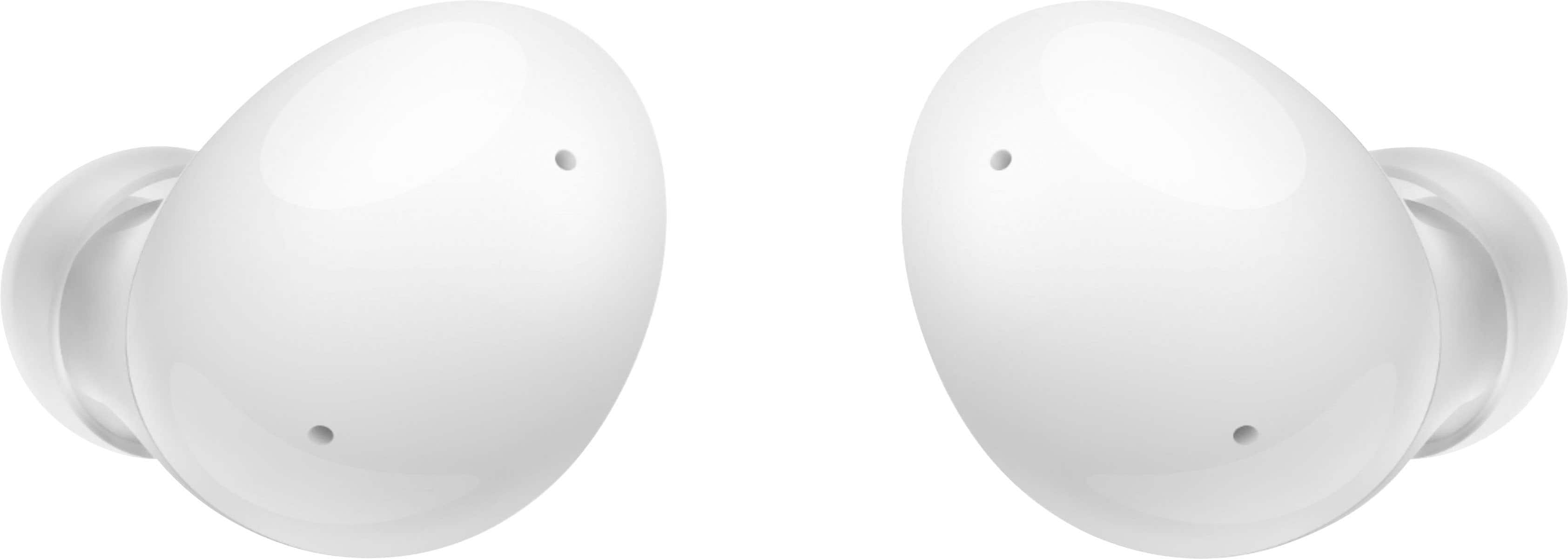 Samsung - Geek Squad Certified Refurbished Galaxy Buds2 True Wireless Earbud Headphones - White - Front_Zoom