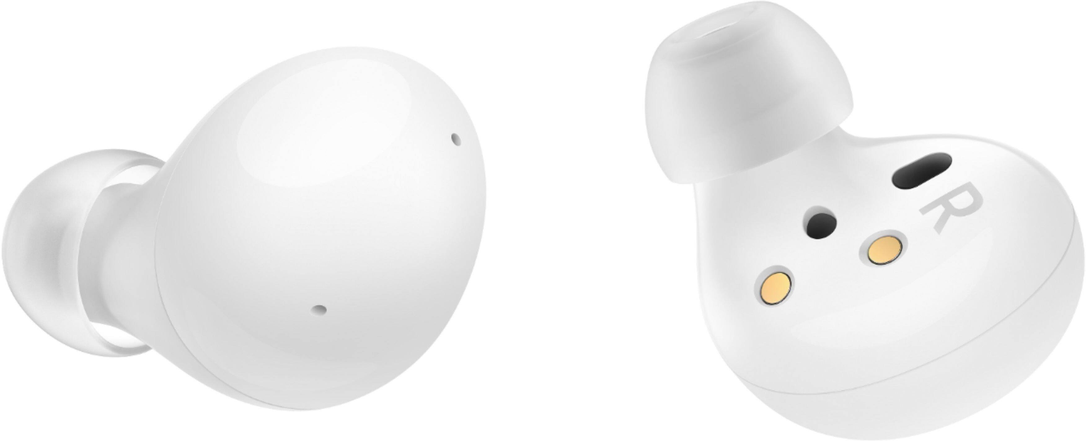 Alt View 13. Samsung - Geek Squad Certified Refurbished Galaxy Buds2 True Wireless Earbud Headphones - White.