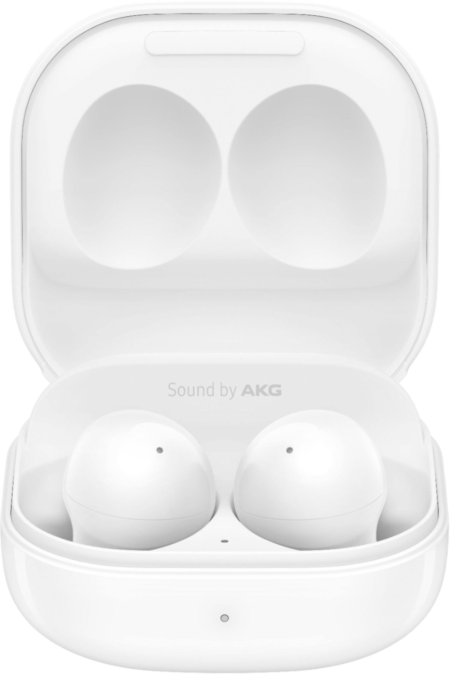 Alt View 15. Samsung - Geek Squad Certified Refurbished Galaxy Buds2 True Wireless Earbud Headphones - White.