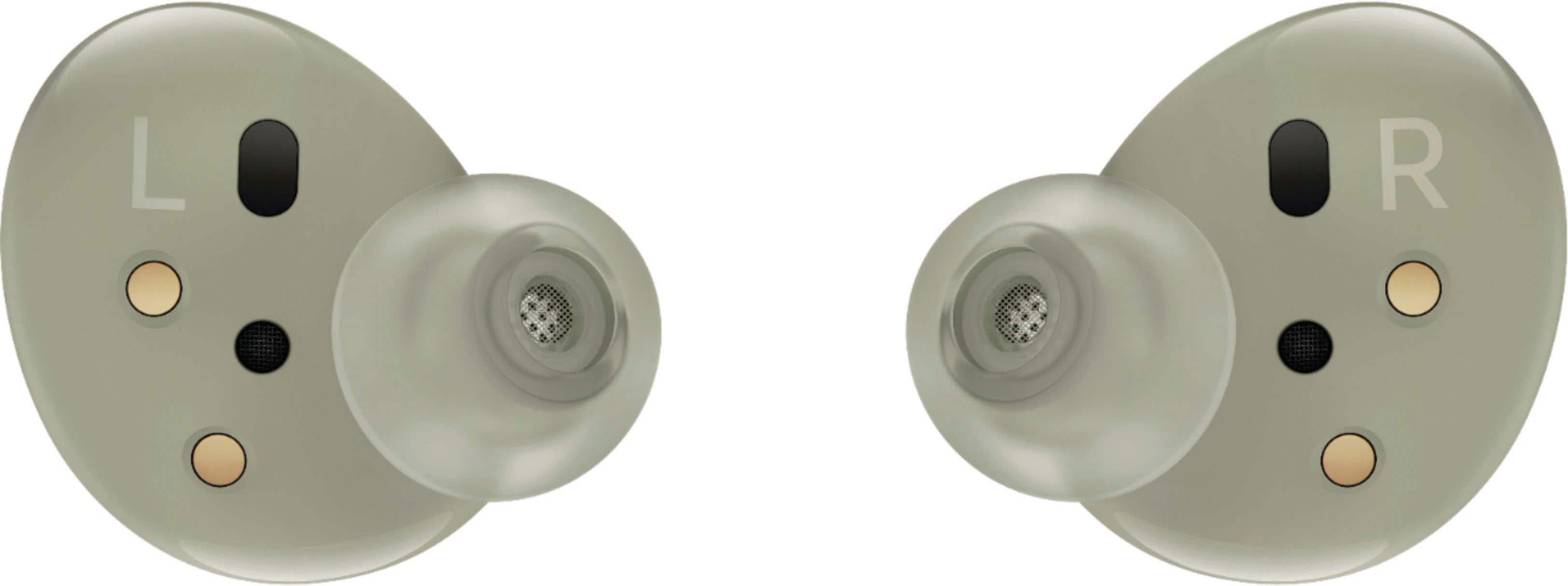 Alt View 11. Samsung - Geek Squad Certified Refurbished Galaxy Buds2 True Wireless Earbud Headphones - Olive.