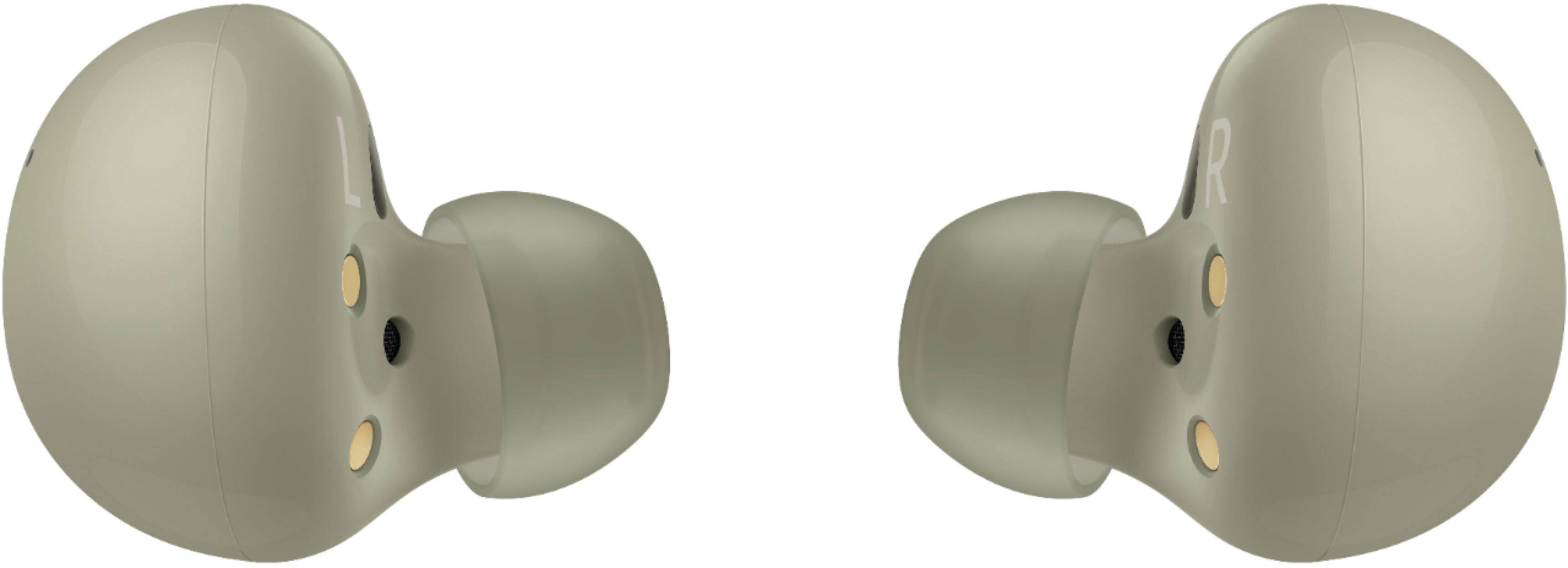 Alt View 12. Samsung - Geek Squad Certified Refurbished Galaxy Buds2 True Wireless Earbud Headphones - Olive.