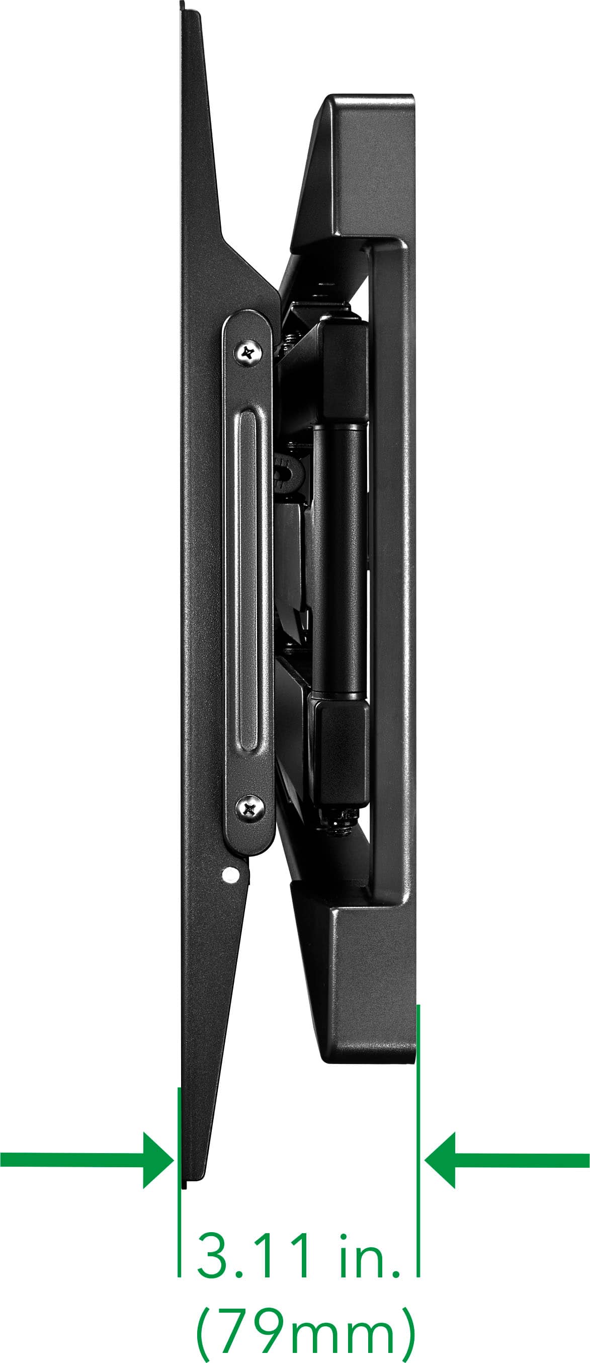 Alt View 17. Insignia™ - Full-Motion TV Wall Mount for Most 42"–90" TVs — Extends 22" - Black.