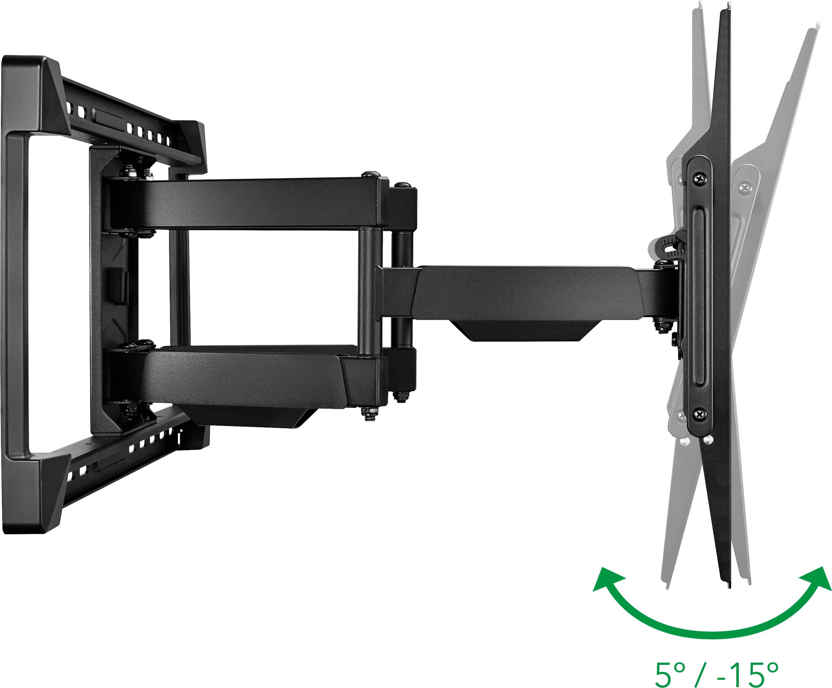 Alt View 19. Insignia™ - Full-Motion TV Wall Mount for Most 42"–90" TVs — Extends 22" - Black.