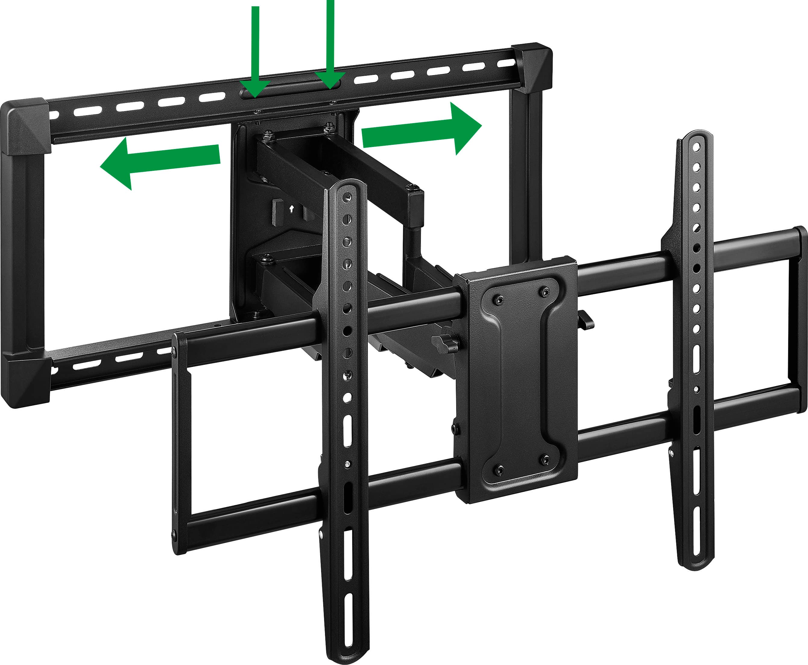 Alt View 1. Insignia™ - Full-Motion TV Wall Mount for Most 42"–90" TVs — Extends 22" - Black.