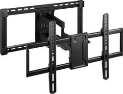 Insignia™ - Full-Motion TV Wall Mount for Most 42"–90" TVs — Extends 22" - Black - Front_Zoom