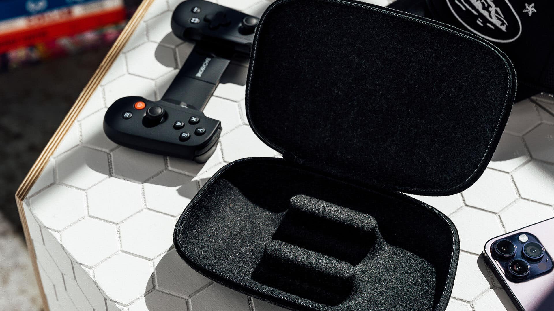 Alt View 12. Backbone - Backbone One Carrying Case - Black.