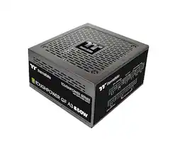 Thermaltake - Toughpower GF A3 850W 80 PLUS Gold PCIe Gen 5 ATX 3.0 Ready Fully Modular Power Supply - Black - Front_Zoom