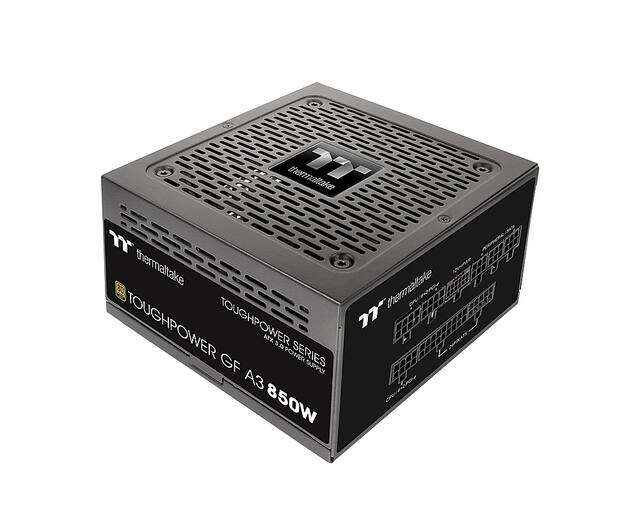 Thermaltake - Toughpower GF A3 850W 80 PLUS Gold PCIe Gen 5 ATX 3.0 Ready Fully Modular Power Supply - Black