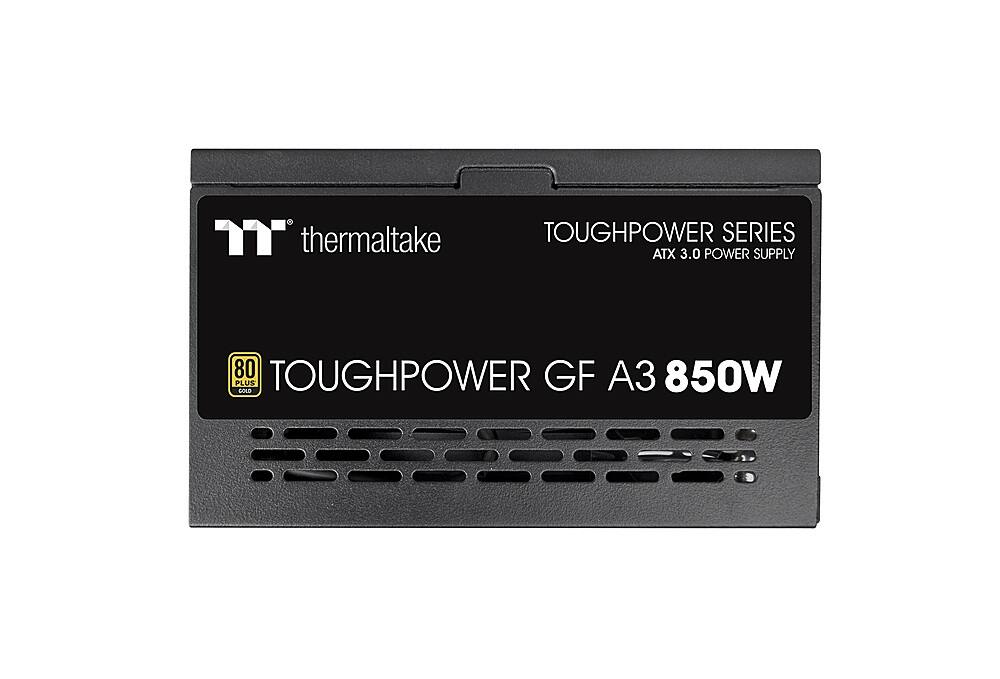 Alt View 16. Thermaltake - Toughpower GF A3 850W 80 PLUS Gold PCIe Gen 5 ATX 3.0 Ready Fully Modular Power Supply - Black.