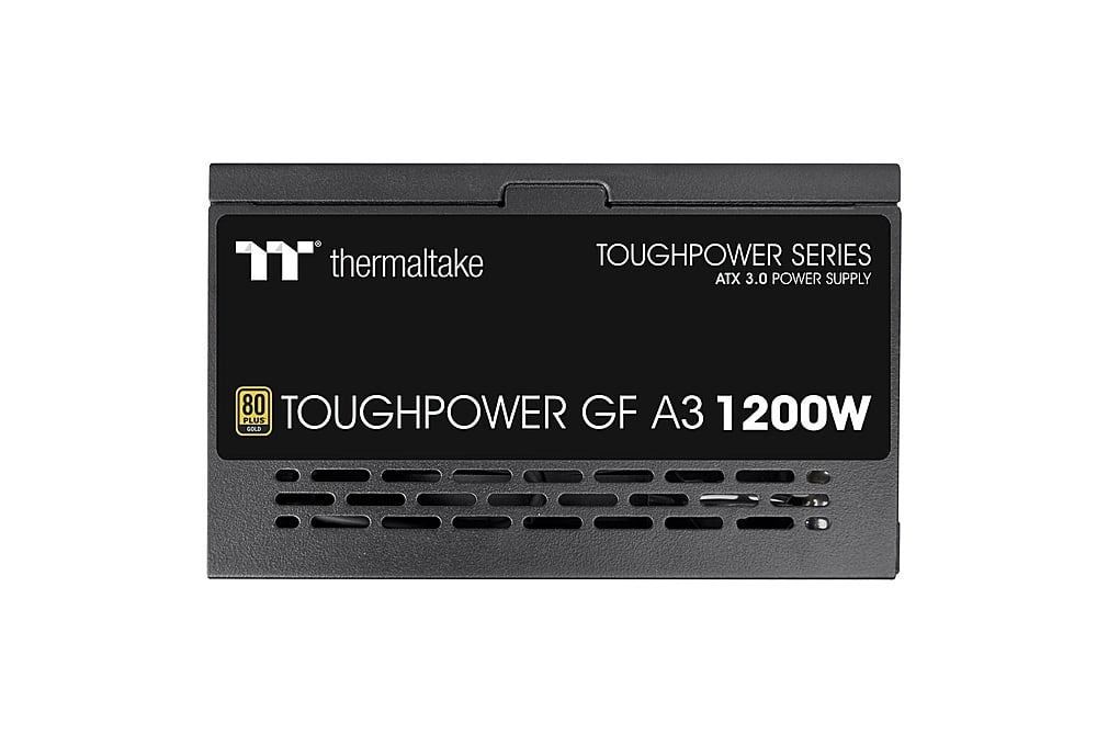 Alt View 18. Thermaltake - Toughpower GF A3 1200W 80 PLUS Gold PCIe Gen 5 ATX 3.0 Ready Fully Modular Power Supply - Black.