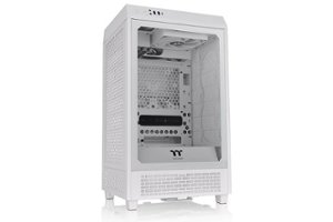 Thermaltake - The Tower 200 Mini ITX Mini Case - Snow - Front_Zoom