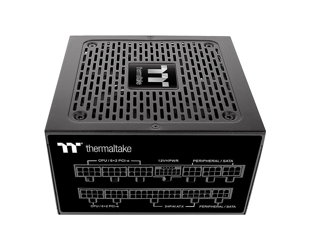 Alt View 12. Thermaltake - Toughpower GF A3 1050W 80 PLUS Gold PCIe Gen 5 ATX 3.0 Ready Fully Modular Power Supply - Black.