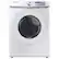 Front. Samsung - 7.5 Cu. Ft. Stackable Smart Electric Dryer with Sensor Dry - White.