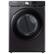 Front. Samsung - 7.5 Cu. Ft. Stackable Smart Gas Dryer with Sensor Dry - Brushed Black.