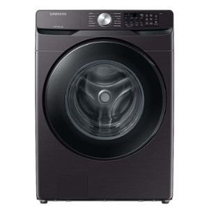 Samsung - 5.1 Cu. Ft. High-Efficiency Stackable Smart Front Load Washer with Vibration Reduction Technology+ - Brushed Black