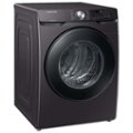 Alt View 12. Samsung - 5.1 Cu. Ft. High-Efficiency Stackable Smart Front Load Washer with Vibration Reduction Technology+ - Brushed Black.