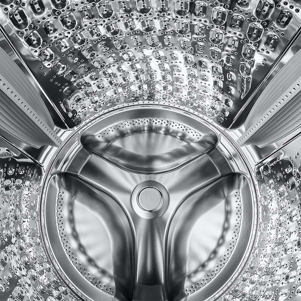 Alt View 18. Samsung - 5.1 Cu. Ft. High-Efficiency Stackable Smart Front Load Washer with Vibration Reduction Technology+ - Brushed Black.