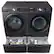 Alt View 20. Samsung - 5.1 Cu. Ft. High-Efficiency Stackable Smart Front Load Washer with Vibration Reduction Technology+ - Brushed Black.