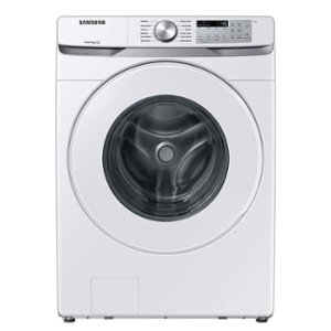 Samsung - 5.1 Cu. Ft. High-Efficiency Stackable Smart Front Load Washer with Vibration Reduction Technology+ - White