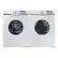 Alt View 15. Samsung - 5.1 Cu. Ft. High-Efficiency Stackable Smart Front Load Washer with Vibration Reduction Technology+ - White.