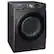 Alt View 12. Samsung - 7.5 Cu. Ft. Stackable Smart Electric Dryer with Sensor Dry - Brushed Black.
