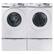 Alt View 19. Samsung - 7.5 Cu. Ft. Stackable Smart Gas Dryer with Sensor Dry - White.