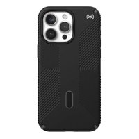 Speck - Presidio2 Grip ClickLock Case with MagSafe for Apple iPhone 15 Pro Max - Black - Front_Zoom