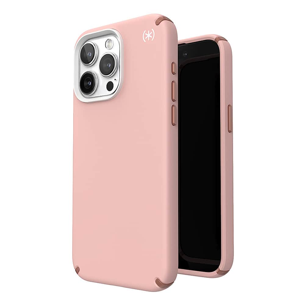 Alt View 1. Speck - Presidio2 Pro Case with MagSafe for Apple iPhone 15 Pro Max - Dahlia Pink.