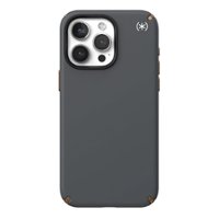 Speck - Presidio2 Pro Case with MagSafe for Apple iPhone 15 Pro Max - Charcoal Gray - Front_Zoom