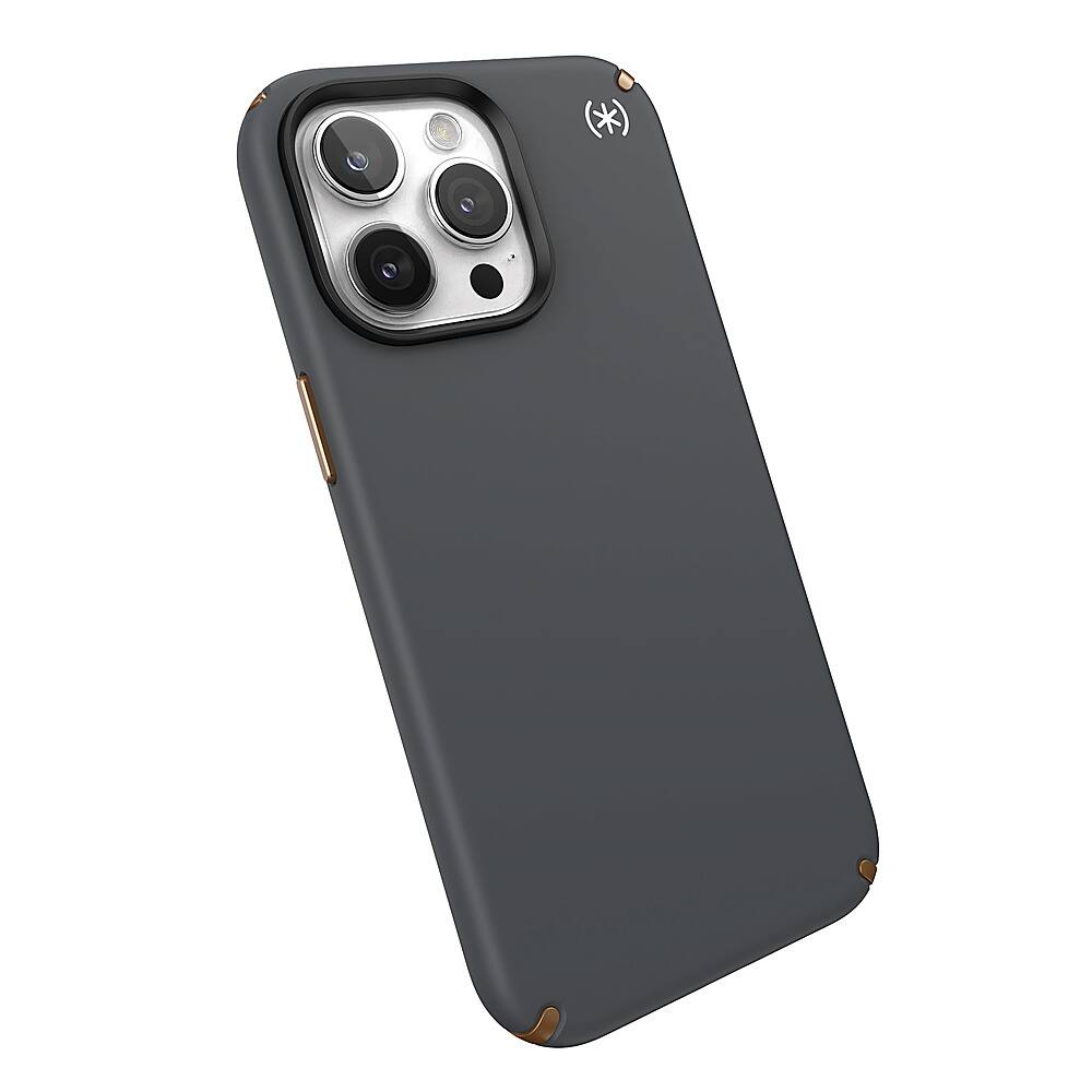 Alt View 2. Speck - Presidio2 Pro Case with MagSafe for Apple iPhone 15 Pro Max - Charcoal Gray.