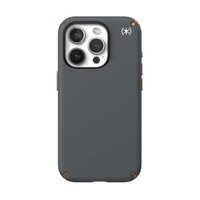 Speck - Presidio2 Pro Case with MagSafe for Apple iPhone 15 Pro - Charcoal Gray - Front_Zoom