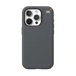 Speck - Presidio2 Pro Case with MagSafe for Apple iPhone 15 Pro, 13 ft Drop Protection, Soft with Extra Grip - Charcoal Gray