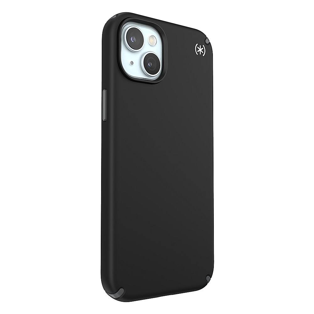Angle. Speck - Presidio2 Pro Case with MagSafe for Apple iPhone 15 Plus/14 Plus - Black.