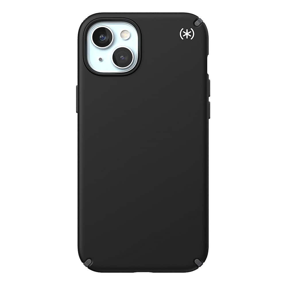 Front. Speck - Presidio2 Pro Case with MagSafe for Apple iPhone 15 Plus/14 Plus - Black.