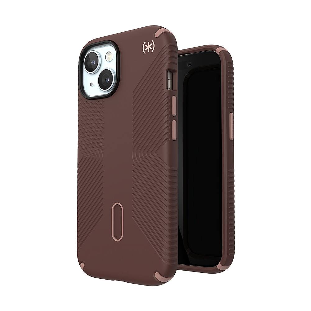 Alt View 1. Speck - Presidio2 Grip ClickLock Case with MagSafe for Apple iPhone 15/14/13 - New Planet.