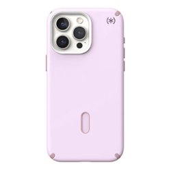 Speck - Presidio2 Pro ClickLock Case with MagSafe for Apple iPhone 15 Pro Max - Soft Lilac - Front_Zoom