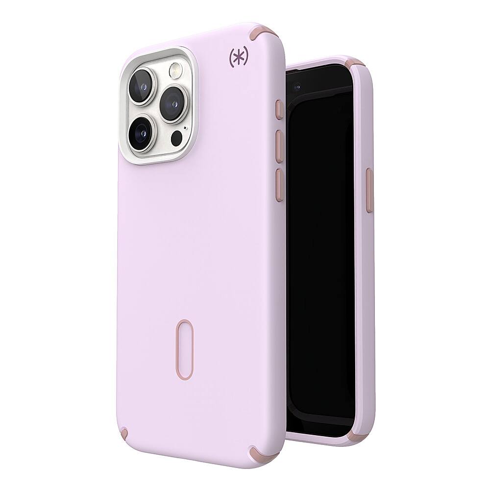 Alt View 1. Speck - Presidio2 Pro ClickLock Case with MagSafe for Apple iPhone 15 Pro Max - Soft Lilac.