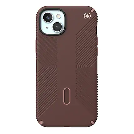 Front. Speck - Presidio2 Grip ClickLock Case with MagSafe for Apple iPhone 15 Plus/14 Plus - New Planet.