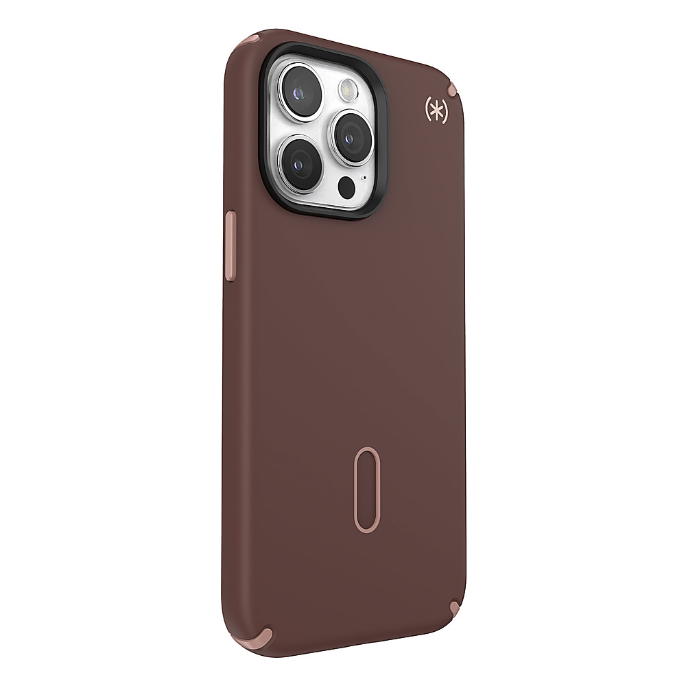 Left View: Speck - Presidio2 Pro ClickLock Case with MagSafe for Apple iPhone 15 Pro Max - New Planet