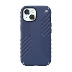 Speck - Presidio2 Grip Case with MagSafe for Apple iPhone 15/14/13 - Coastal Blue - Front_Zoom