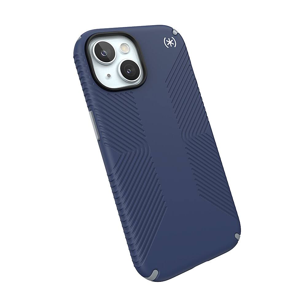 Alt View 2. Speck - Presidio2 Grip Case with MagSafe for Apple iPhone 15/14/13 - Coastal Blue.