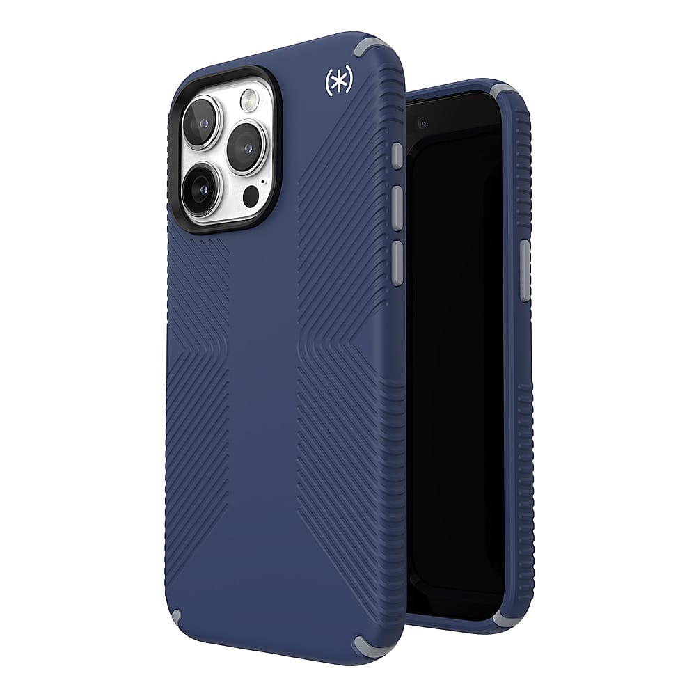 Alt View 1. Speck - Presidio2 Grip Case for Apple iPhone 15 Pro Max - Coastal Blue.