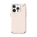 Front. Speck - Presidio2 Pro Case with MagSafe for Apple iPhone 15 Pro - Bleached Bone.