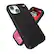 Alt View 3. Speck - Presidio2 Grip Case for Apple iPhone 15/14/13 - Black.