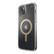 Left. Speck - Presidio Lux Case with MagSafe for Apple iPhone 15 Plus/14 Plus - Clear/Gold Glitter.