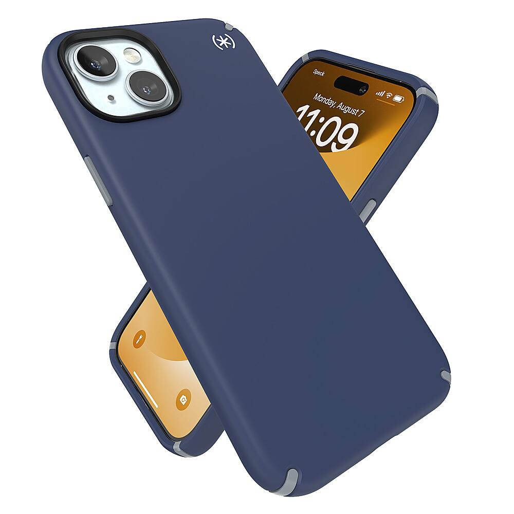 Alt View 3. Speck - Presidio2 Pro Case with MagSafe for Apple iPhone 15 Plus/14 Plus - Coastal Blue.