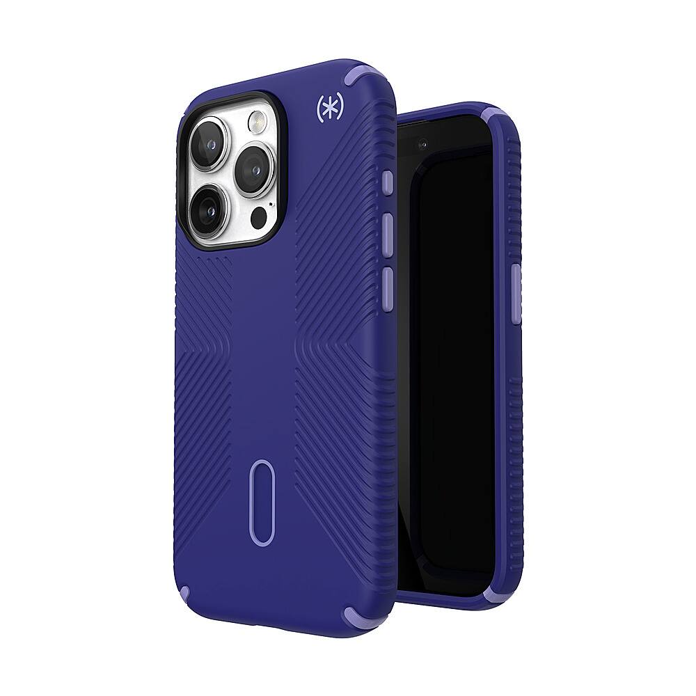 Alt View 1. Speck - Presidio2 Grip ClickLock Case with MagSafe for Apple iPhone 15 Pro - Future Blue.